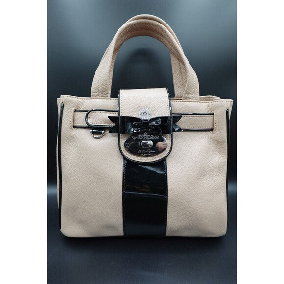 Brighton My Flat In London 2012 Ashby Handheld Satchel Leather/Vinyl Handbag - Picture 1 of 16